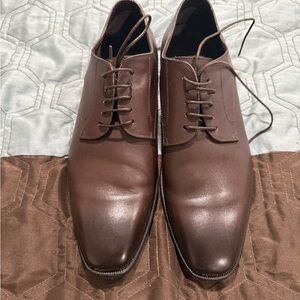 SUITSUPPLY Formal Shoes Men's EU 43 Derby Brown Leather Classic Italy Lace Up